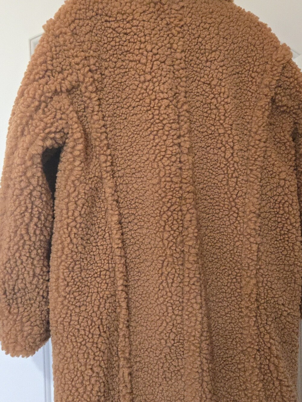 UGG Brown Gertrude Long Teddy Coat, SIZE M - Picture 16 of 16